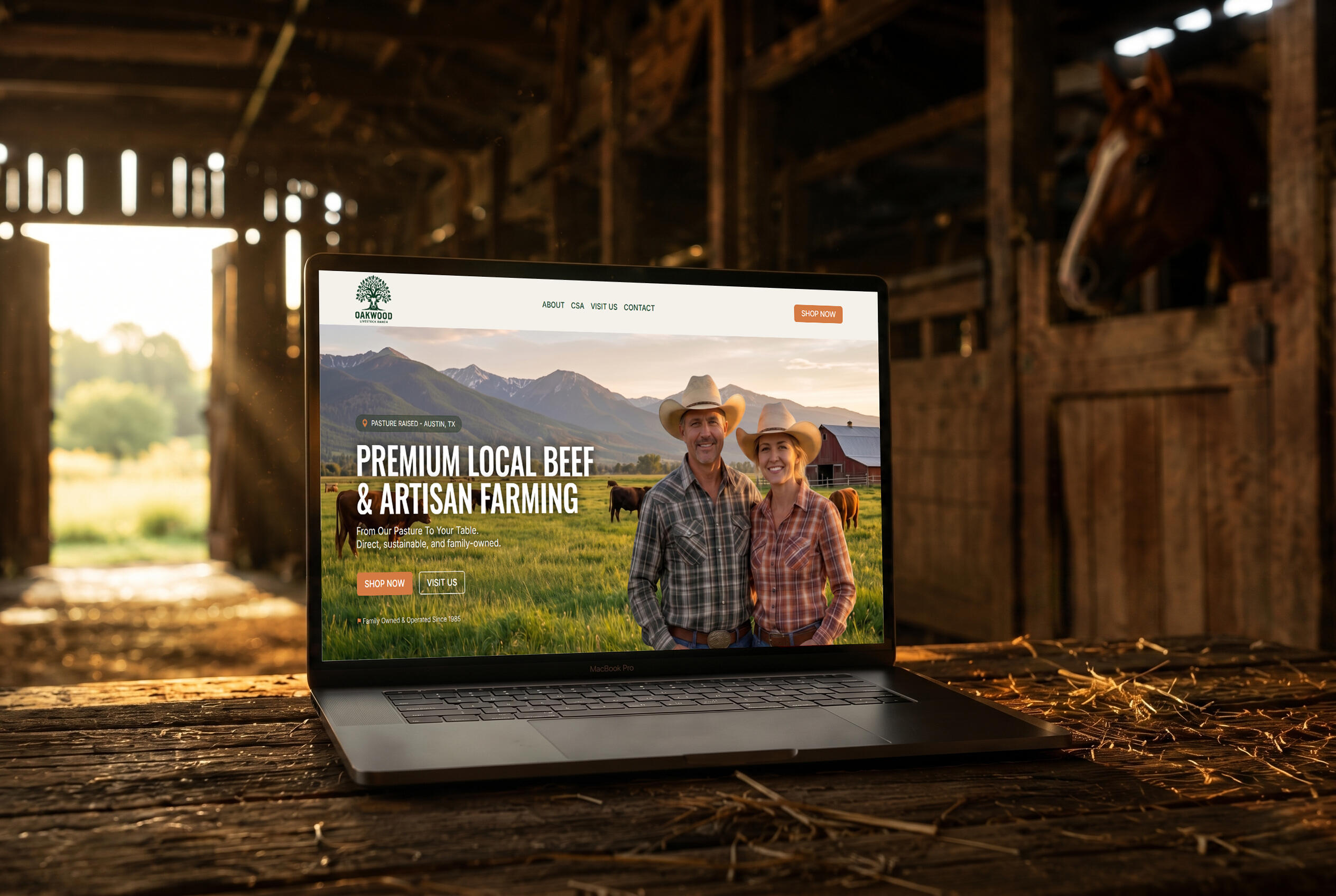 Farm & Ranch Carrd Template Farm & Ranch — Carrd Template