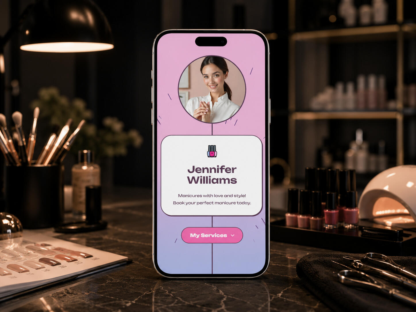 Beauty carrd template Beauty Carrd templates