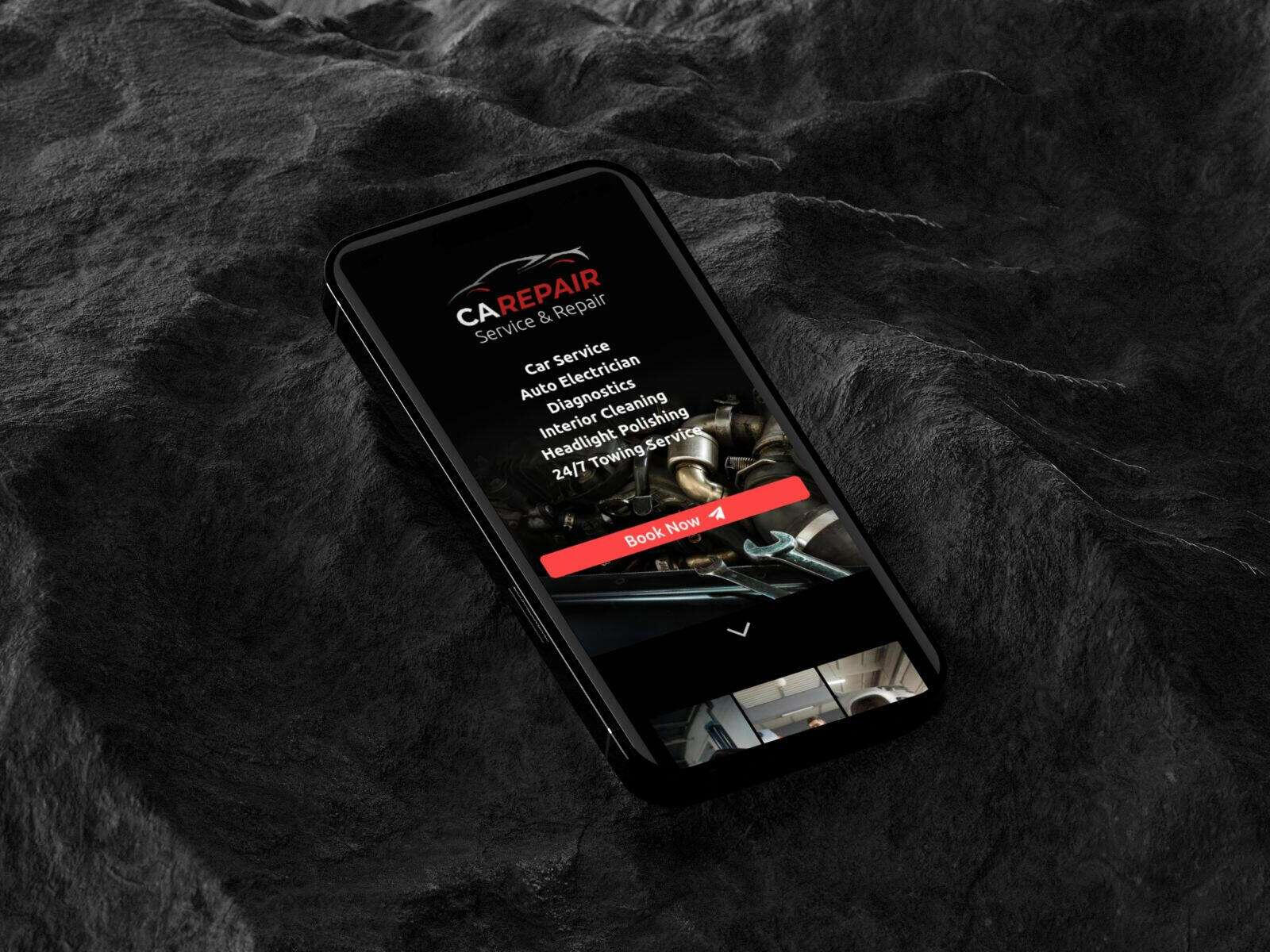 Car repair carrd template Carrd templates car repair
