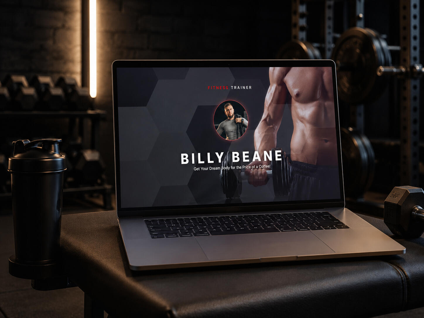Fitness carrd template Fitness Carrd templates