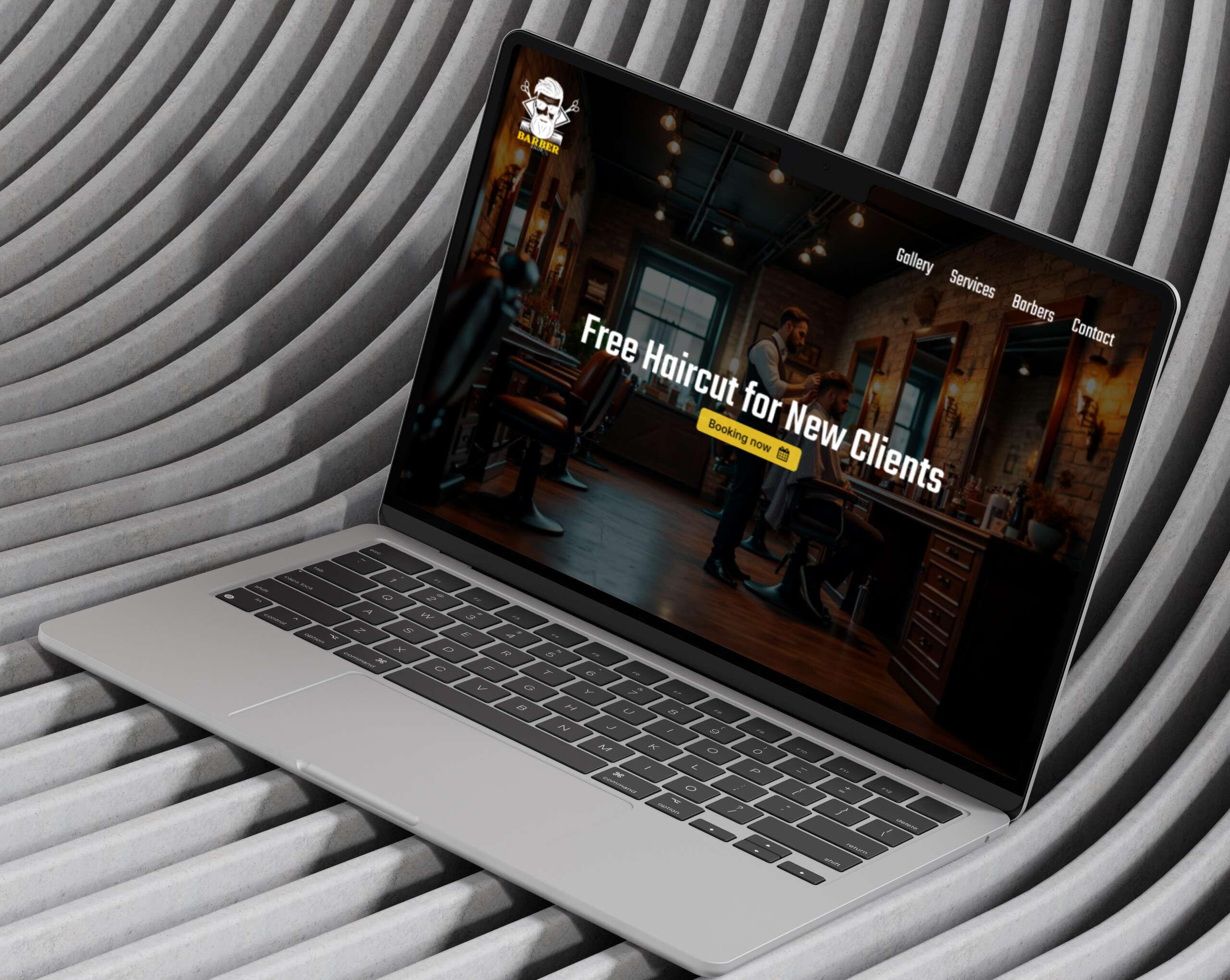 Carrd templates barbershop