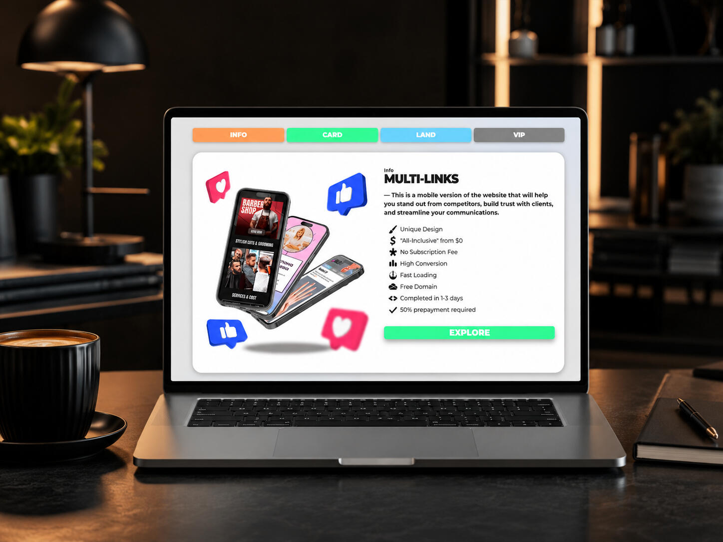 Marketplace Carrd Templates Carrd template marketplace