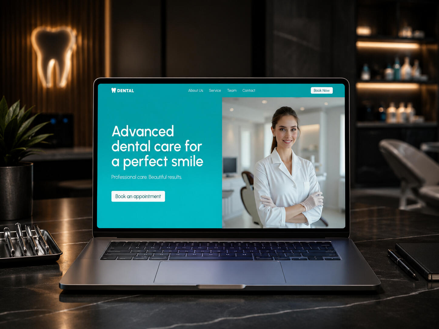 Dental Carrd Template Carrd template dental care