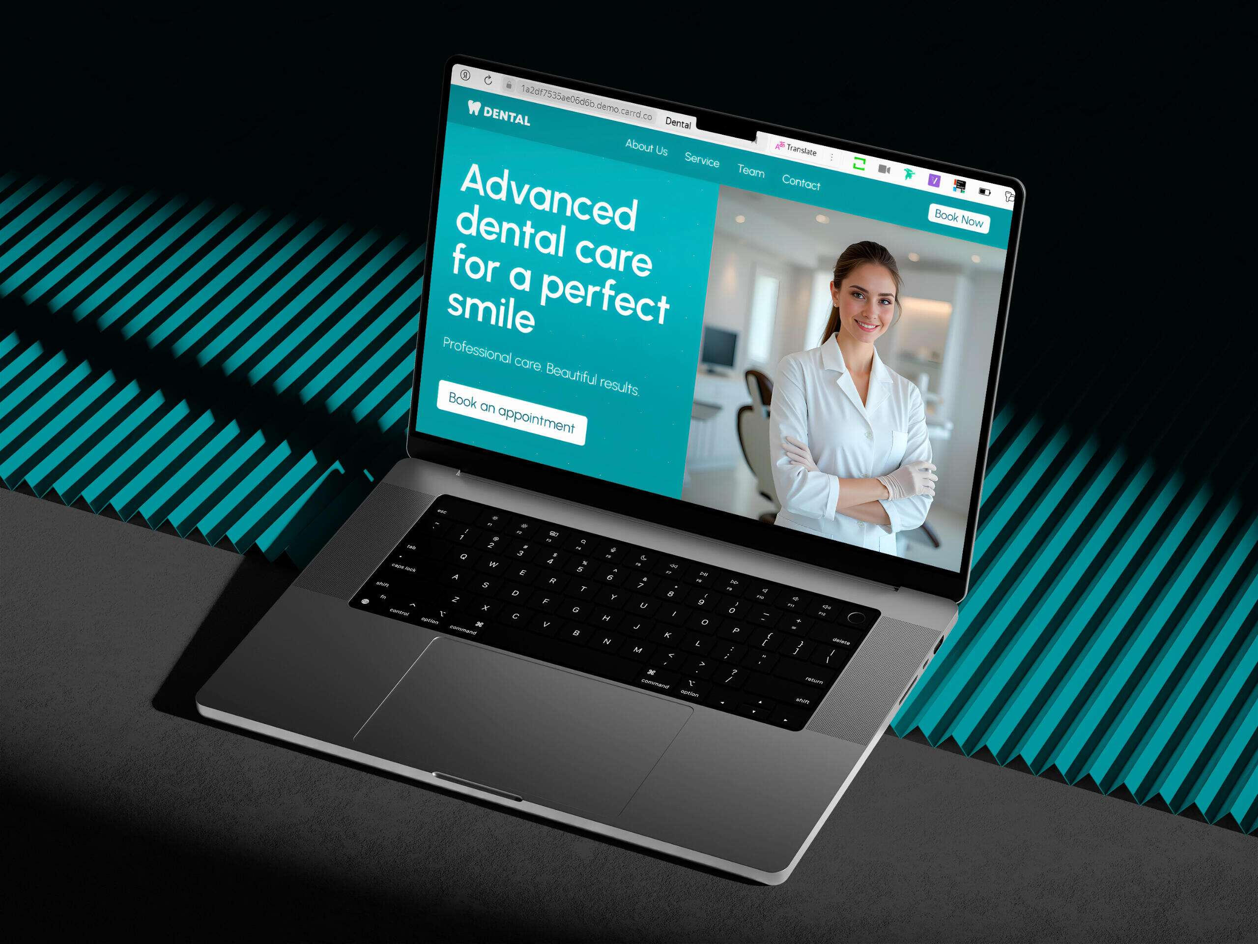 Dental Carrd Template Carrd template dental care