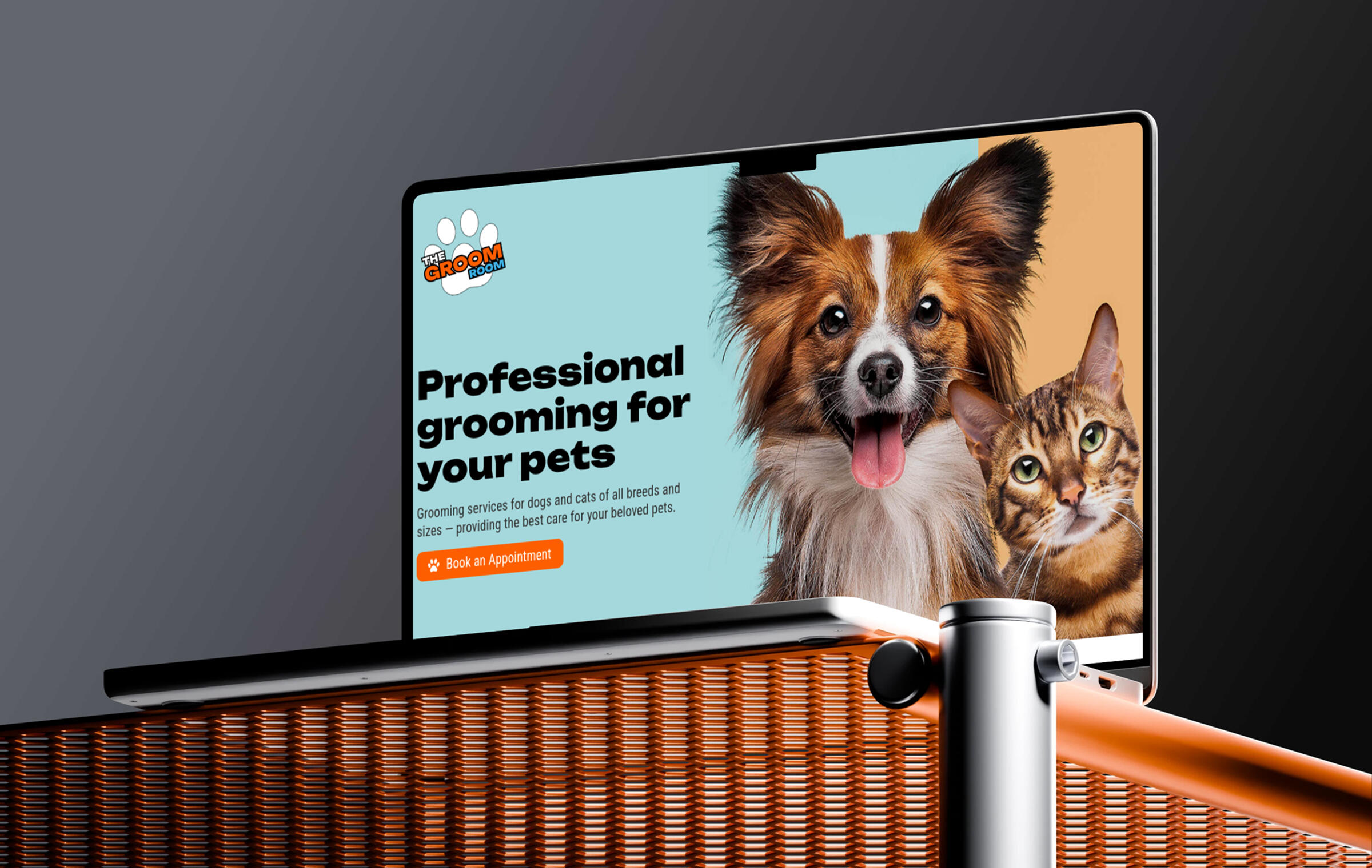 Carrd template Grooming Salon