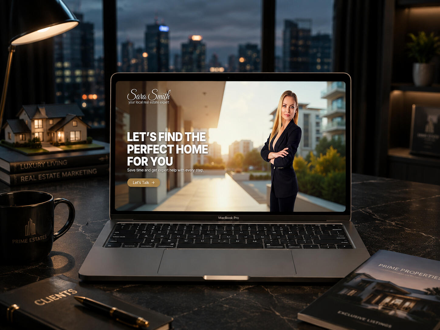 Carrd template for realtor