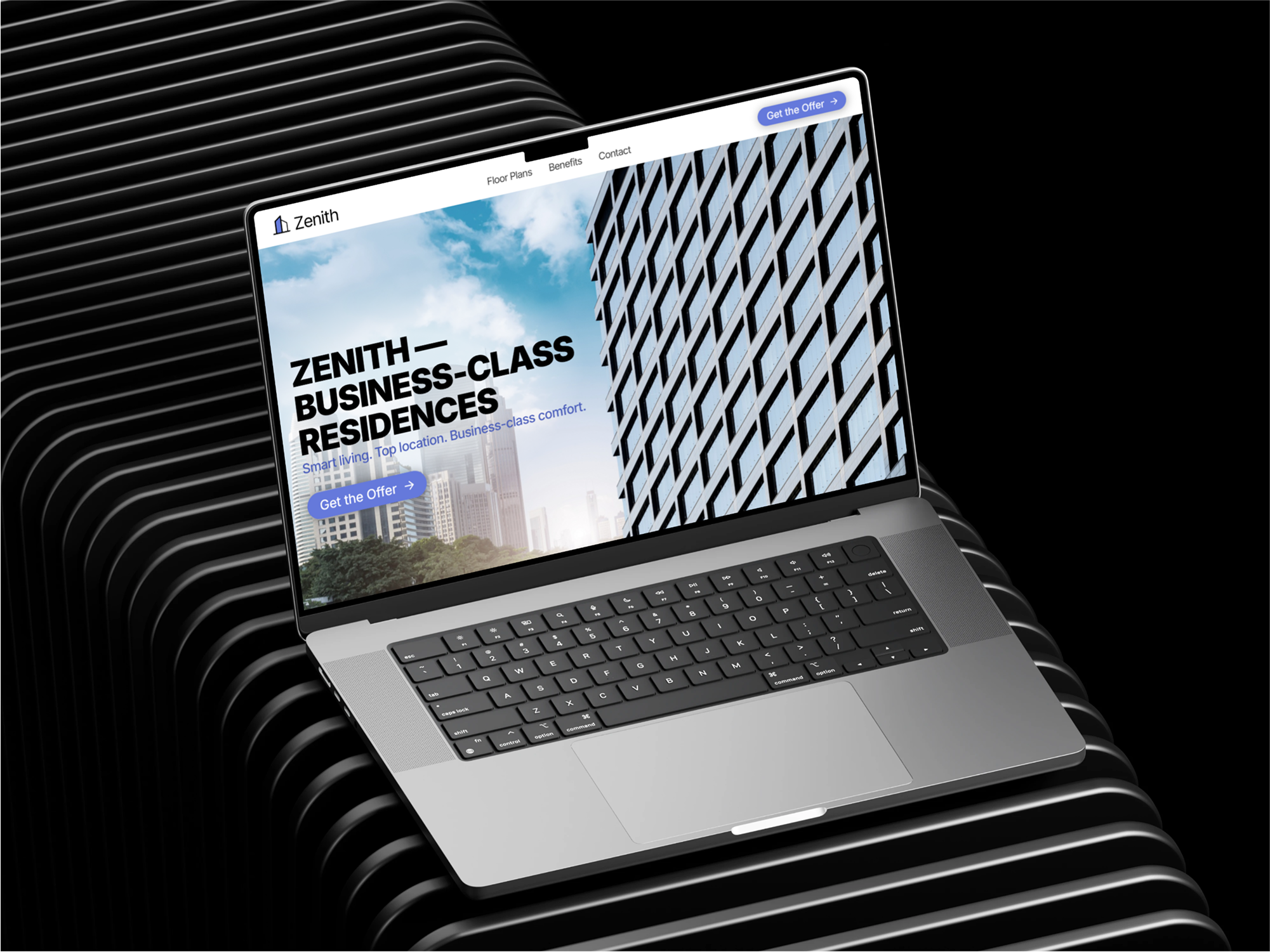Premium Real Estate Carrd Template Carrd template for Real Estate