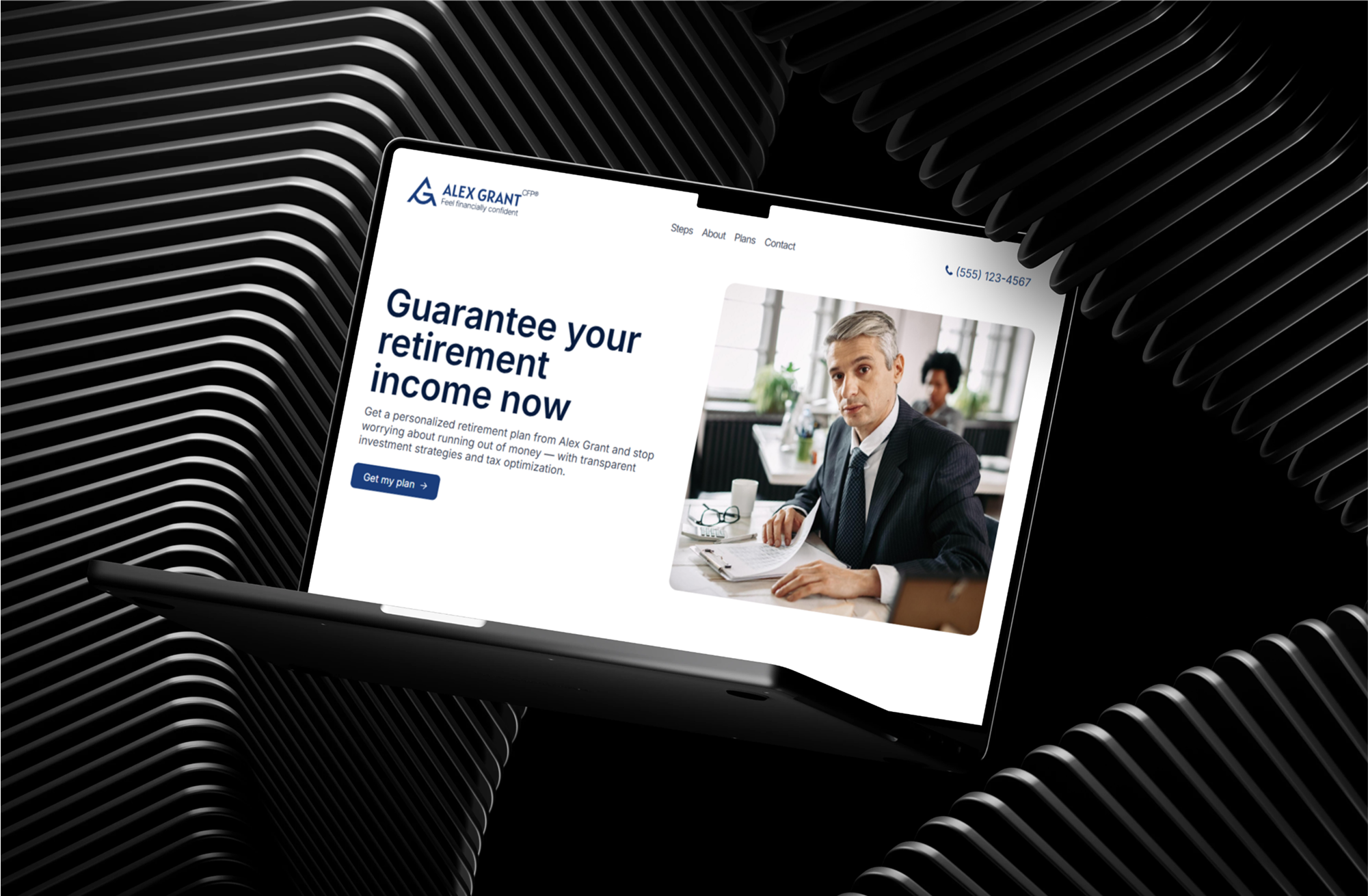 Carrd template for Advisor