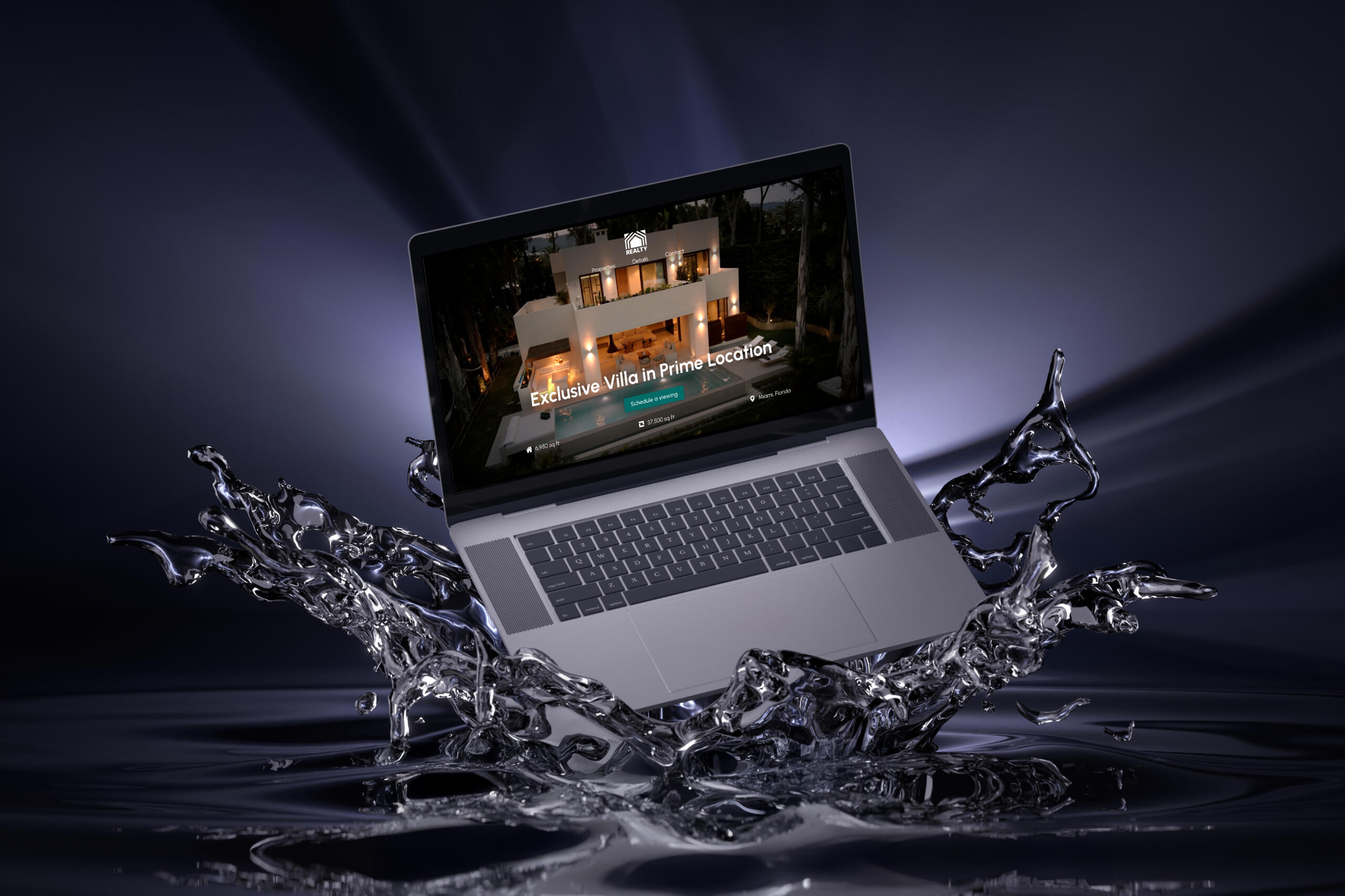 Villa Real Estate Carrd Template Villa Real Estate WebSite Template