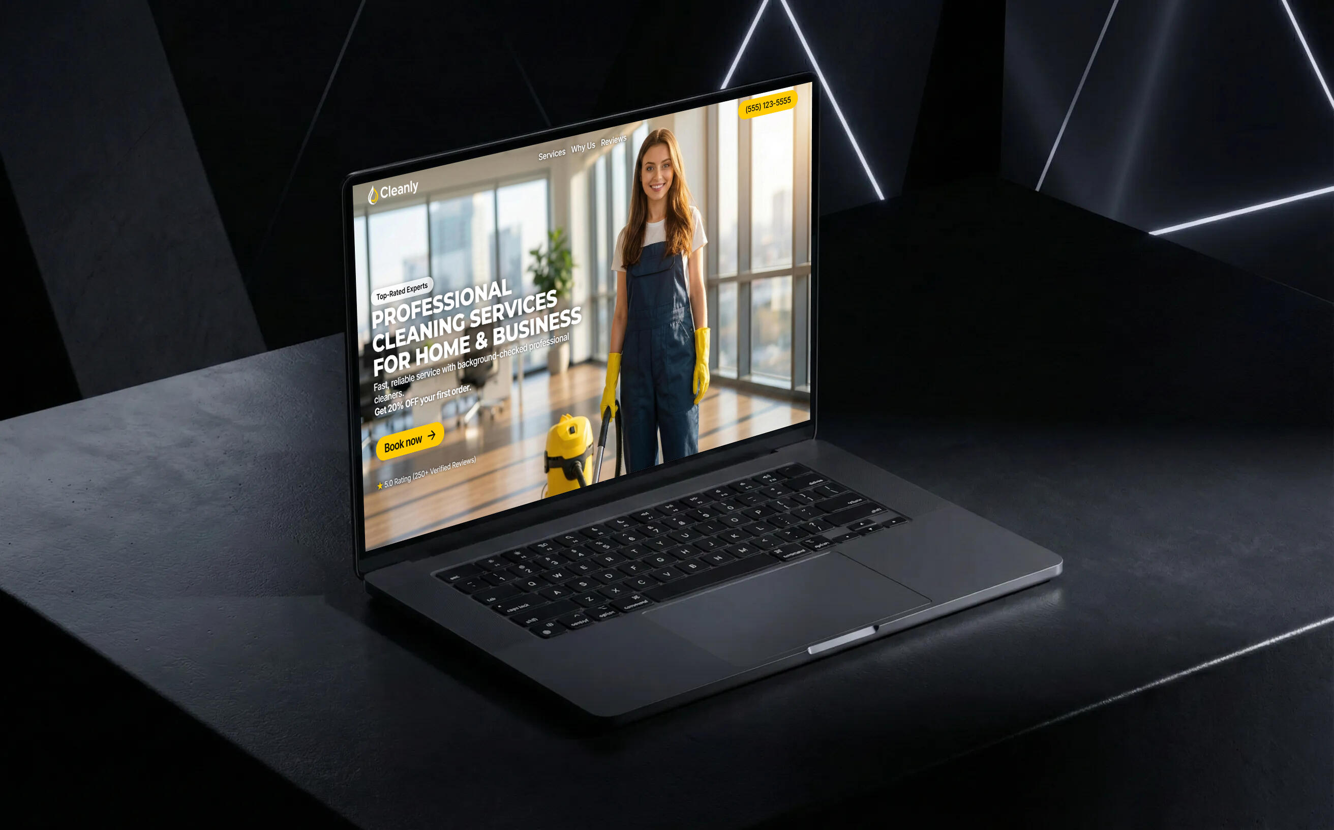 Cleaning Service Carrd Template