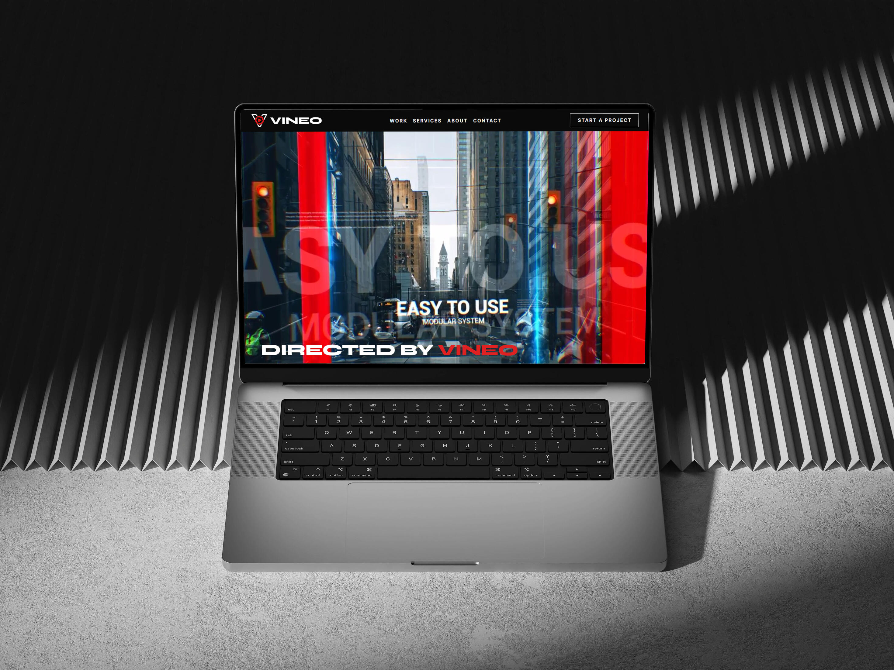 VINEO: Video Production Carrd Template Video Production Carrd Template