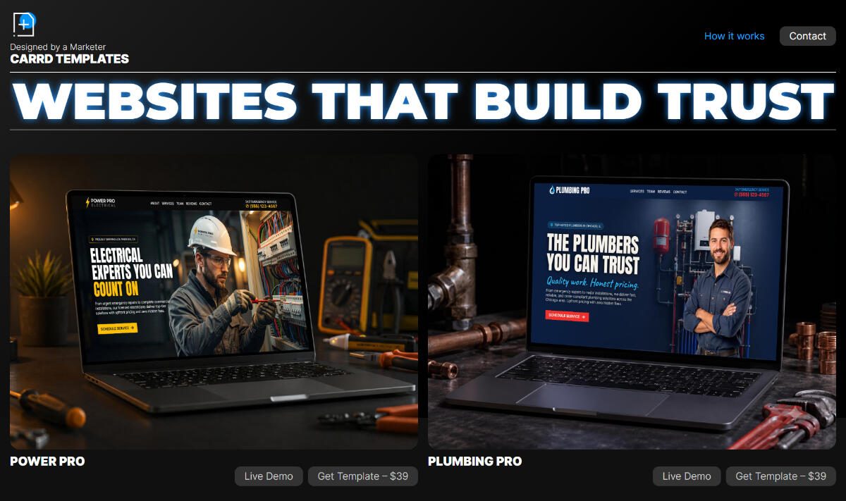 Carrd Templates for Your Business Launch Site in 30 Min. No Code